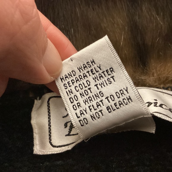 Vintage Womens soft Chenille sweater with faux fur collar size 2X - Picture 8 of 10